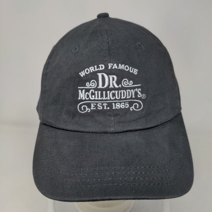 World Famous Dr. McGillicuddy's Strapback Hat Black One Size Embroidered