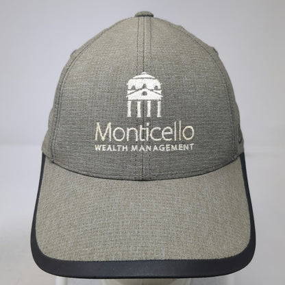 OGIO Baseball Cap Gray One Size Monticello Wealth Management Strapback Hat