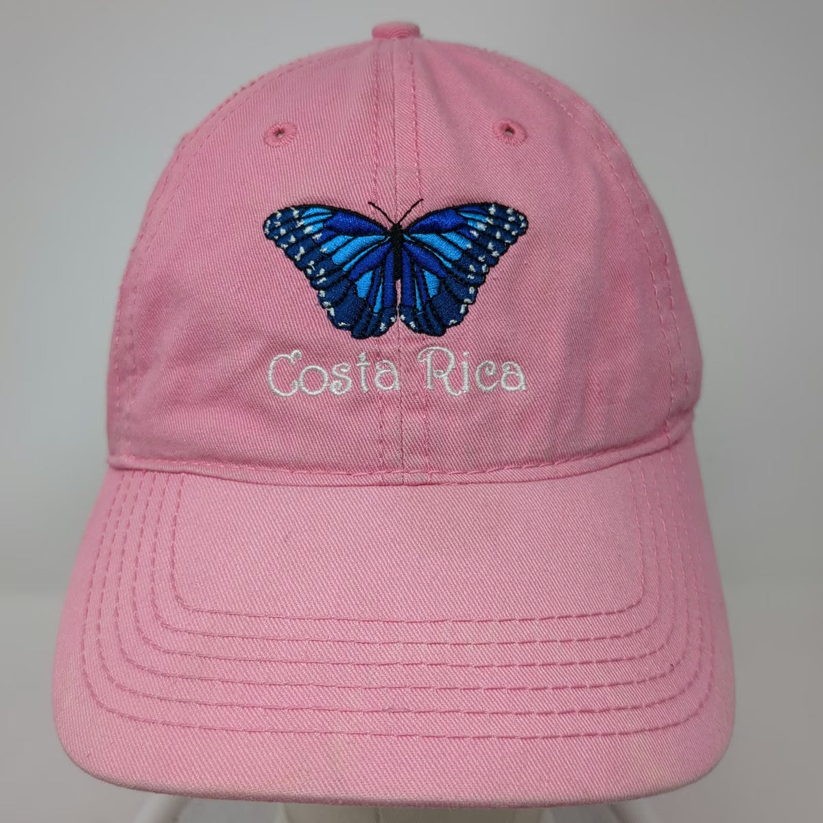 Arte & Metal S.A. Pink Costa Rica Butterfly Hat One Size Baseball Cap Pura Vida