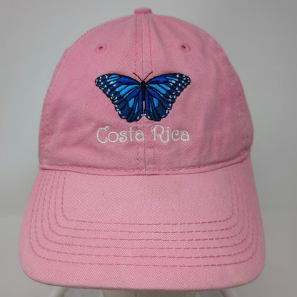 Arte & Metal S.A. Pink Costa Rica Butterfly Hat One Size Baseball Cap Pura Vida