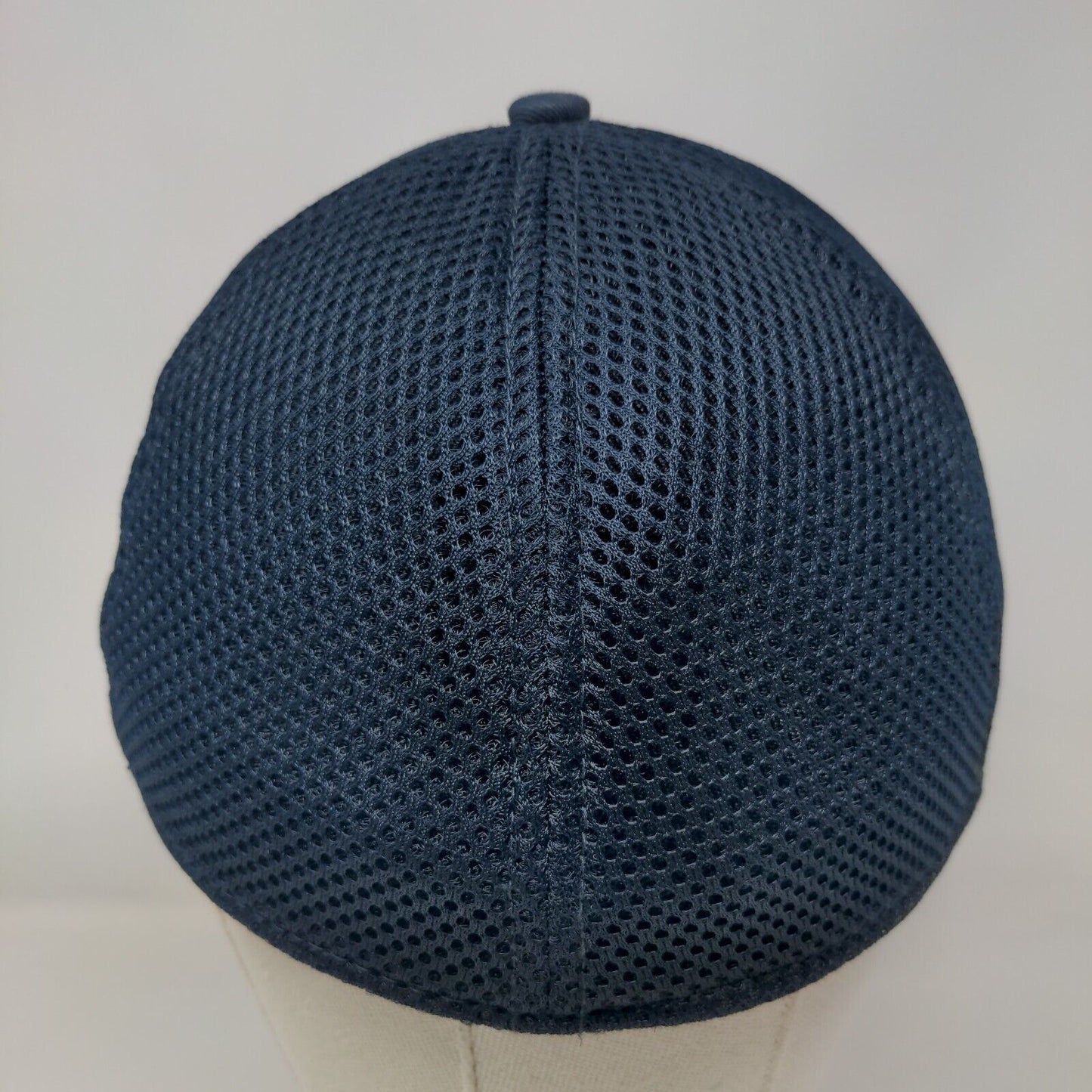 New Era Fitted Hat Blue S/M Breathable Mesh Embroidered 39Thirty Polyester
