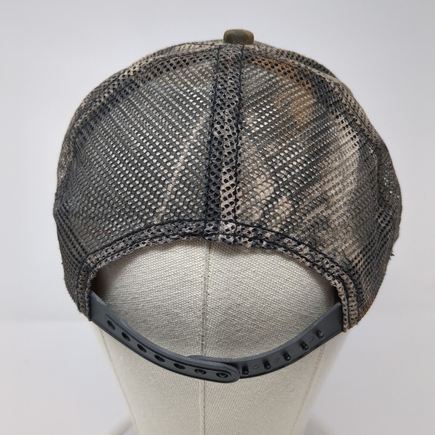 Rocky Mountain Elk Foundation Trucker Hat Camo One Size Mesh Back