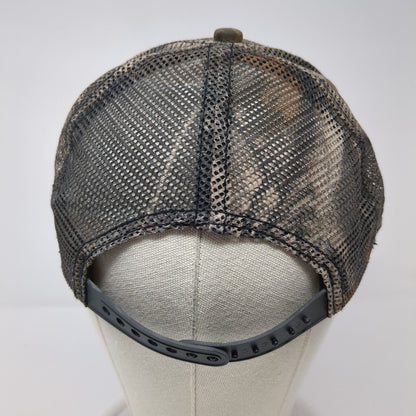 Rocky Mountain Elk Foundation Trucker Hat Camo One Size Mesh Back