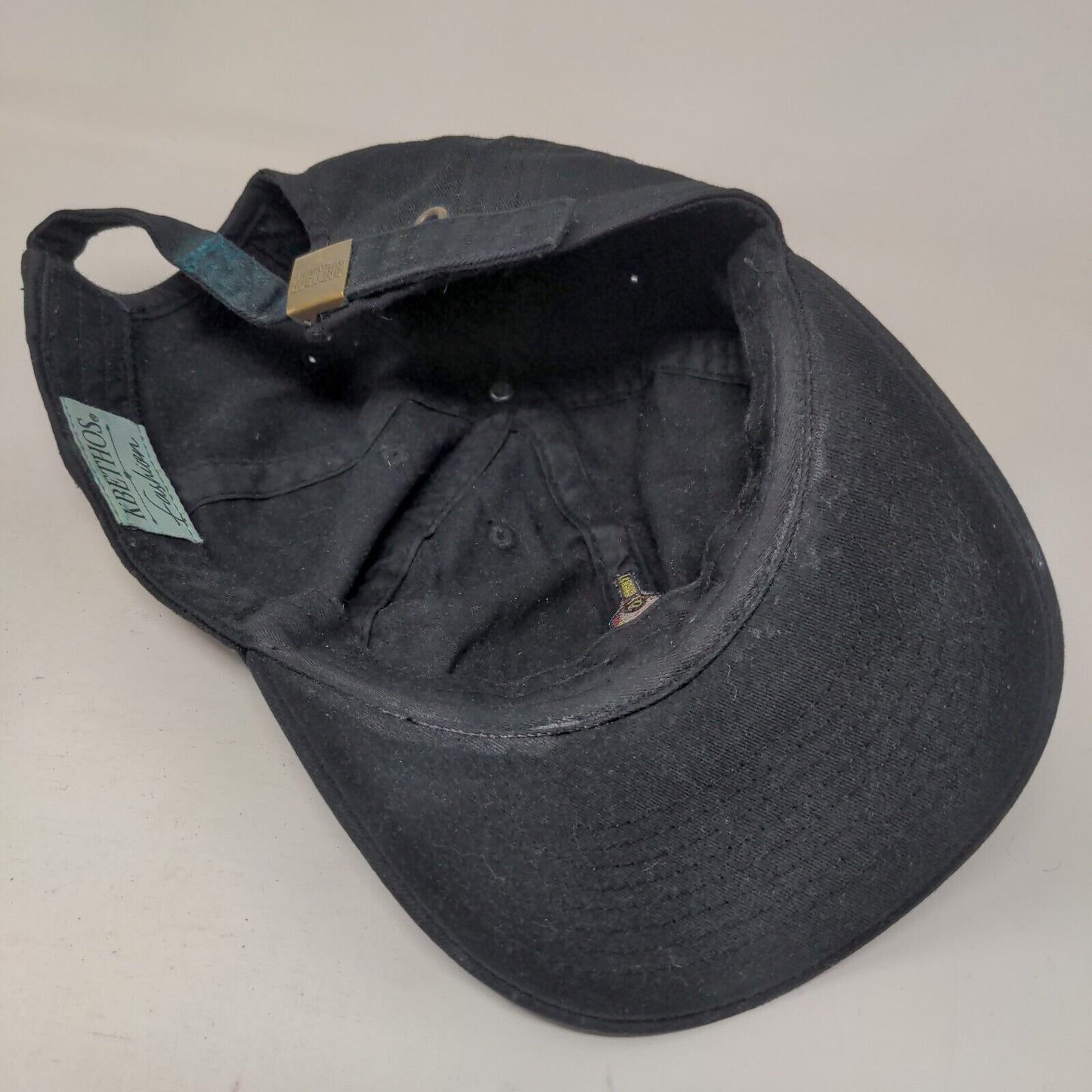 Henny Bottle Slideback Hat Black One Size Adjustable Embroidered Kbethos