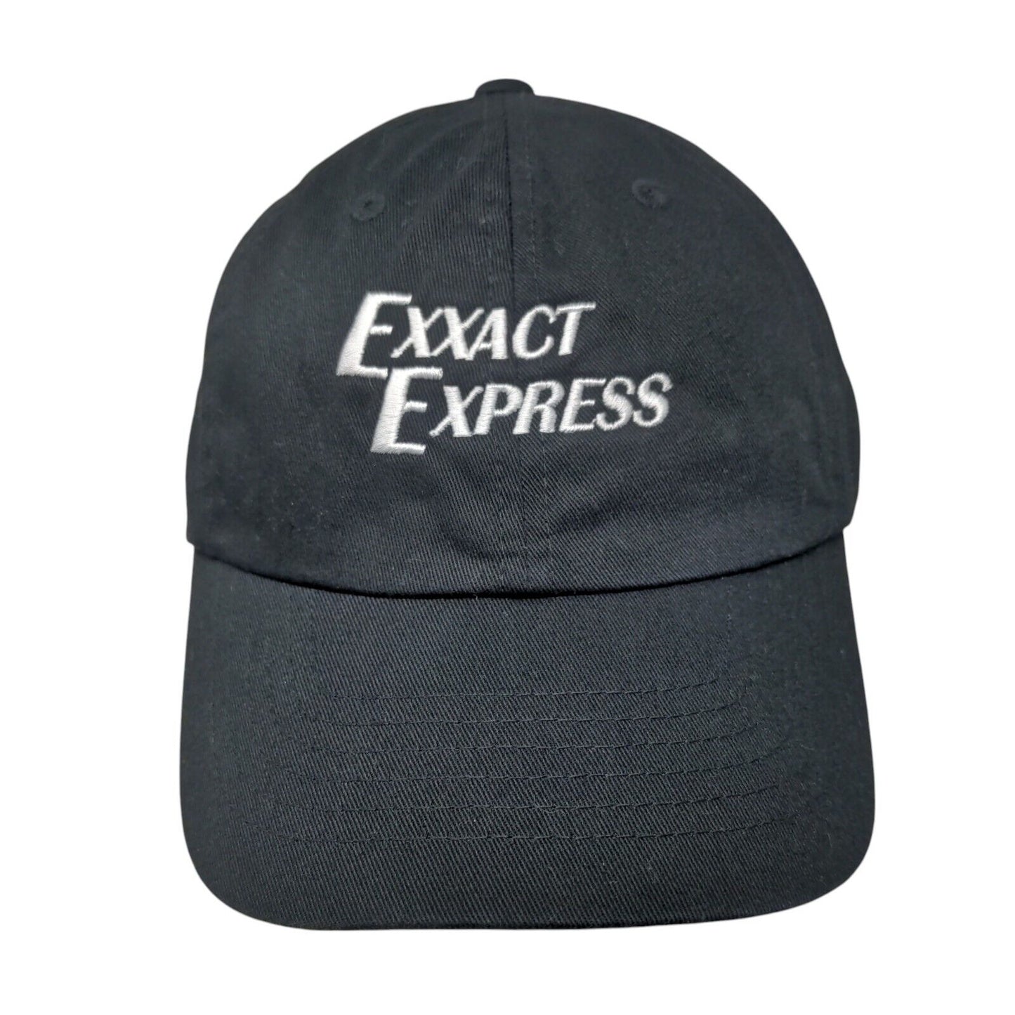 Exxact Express Slideback Hat Black One Size Solid The Classics Yupoong