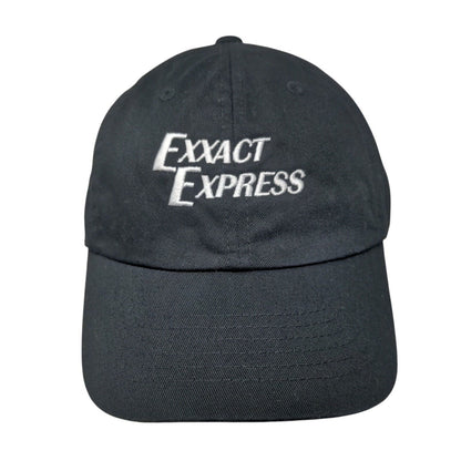 Exxact Express Slideback Hat Black One Size Solid The Classics Yupoong