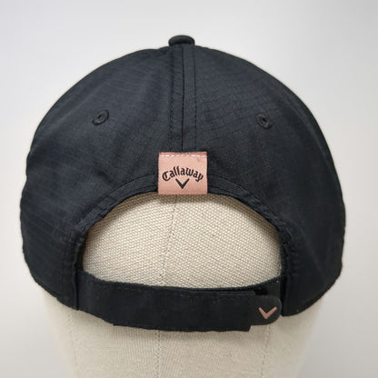 Callaway Baseball Cap Black One Size Topgolf Logo Metallic Shield Hat