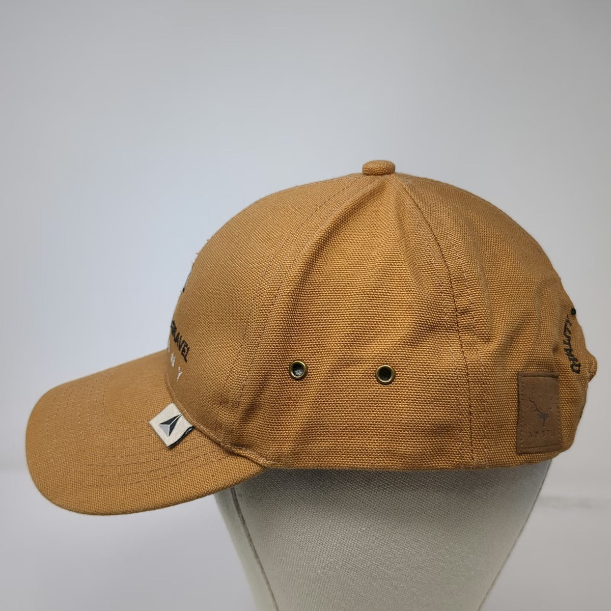 Brown One Size Baseball Cap Idaho Sand & Gravel Company Camo Underbrim Work Hat