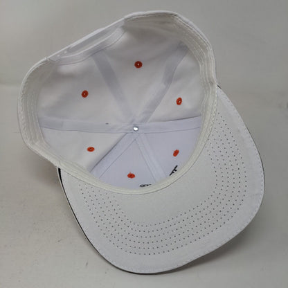 Eli Lilly Men's Snapback Hat White Tap The Cap #35 Embroidered Logo Adjustable