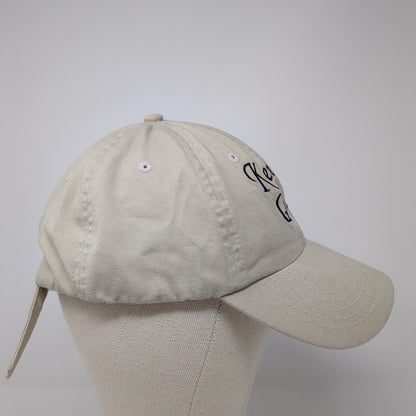 Keno Queen Slideback Hat Tan One Size Adjustable Embroidered Valucap Sportsman