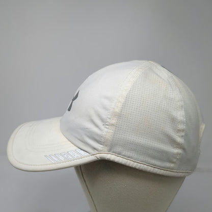 Under Armour Baseball Cap White One Size Reflective Mesh Strapback Running Hat