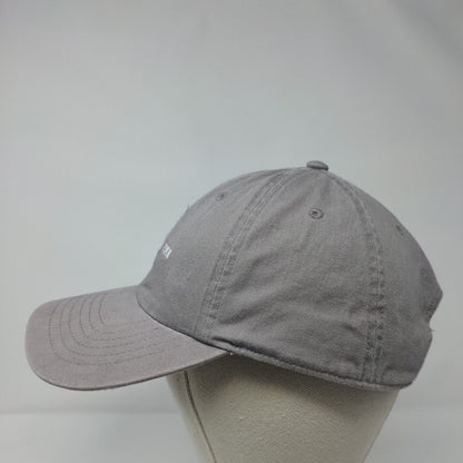 Best Dad Ever Slideback Hat Gray One Size Adjustable Embroidered Wembley Cotton