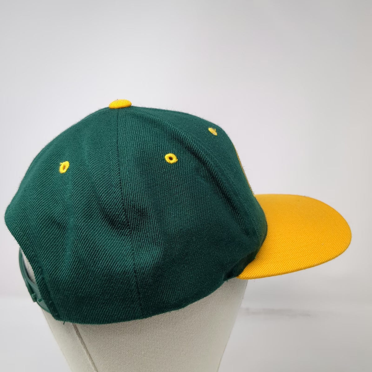 Green Bay Packers NFL ANI Snapback Hat Green One Size Flat Brim Yellow Logo Mix