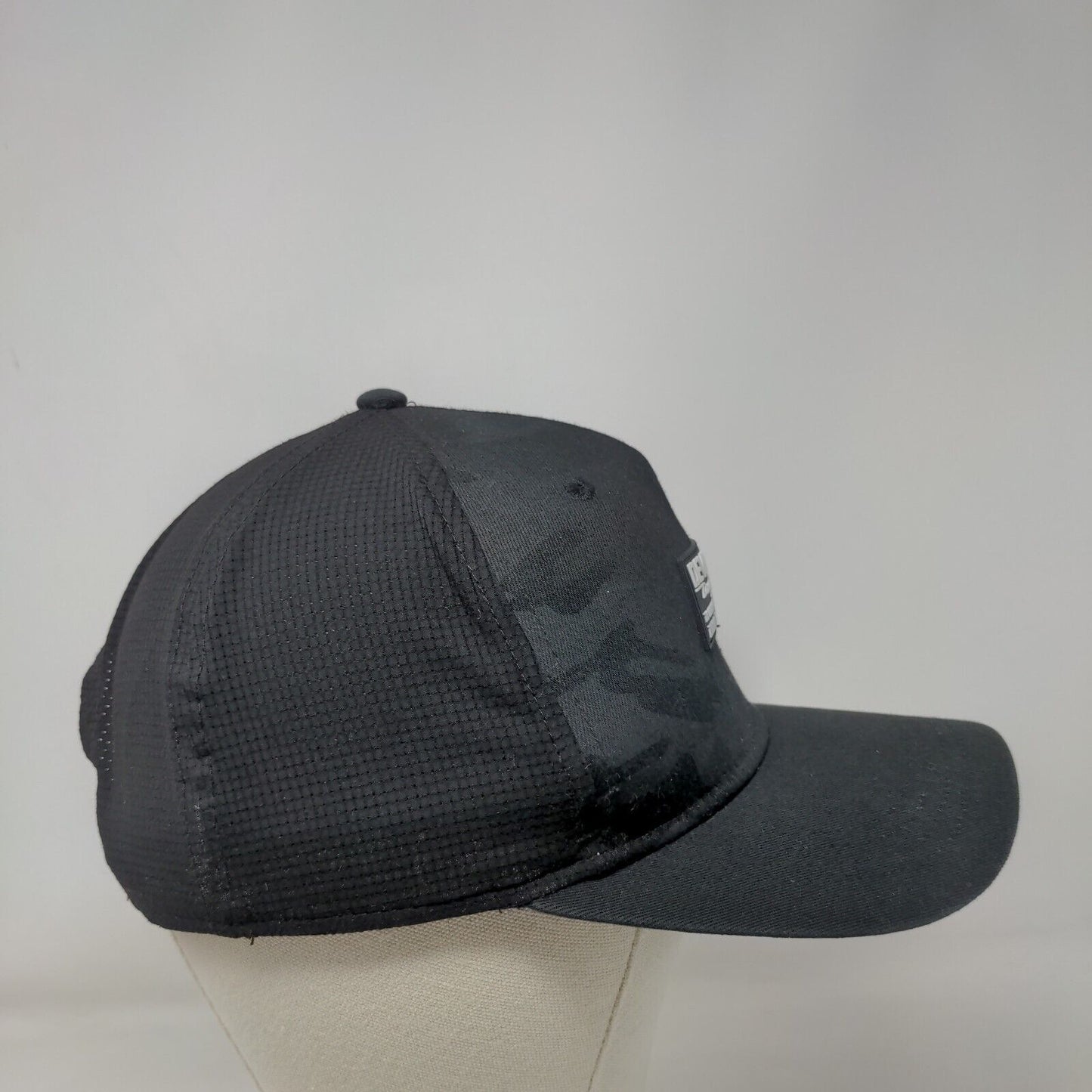 Devil-Dog Dungarees Patch Snapback Hat Black Camo OSFA Adjustable
