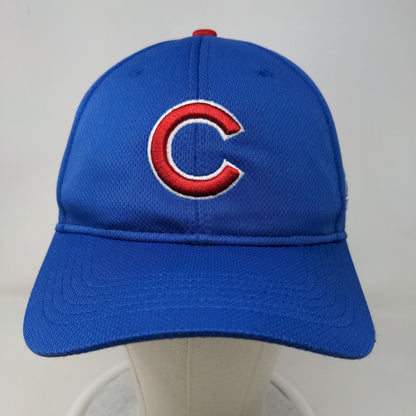 OC Sports Men's Strapback Hat Blue OSFM Embroidered Chicago Cubs Logo