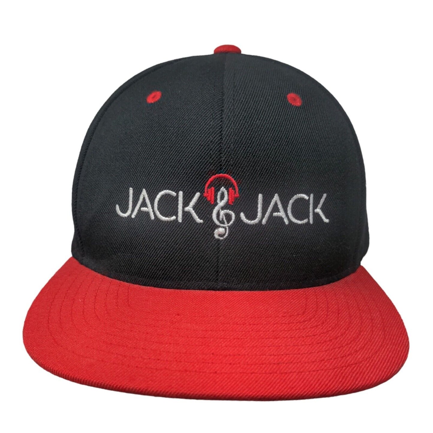 Jack & Jack Snapback Hat Black OSFA Embroidered Sport-Tek Adjustable