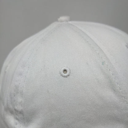 Reco Fitted Hat White L/XL Solid Embroidered New Era W/Tags CustomInk