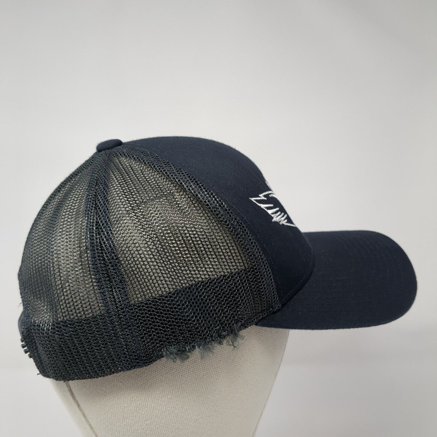 Riverside Falcons Snapback Trucker Hat Blue OS Adjustable Embroidered Mesh Back