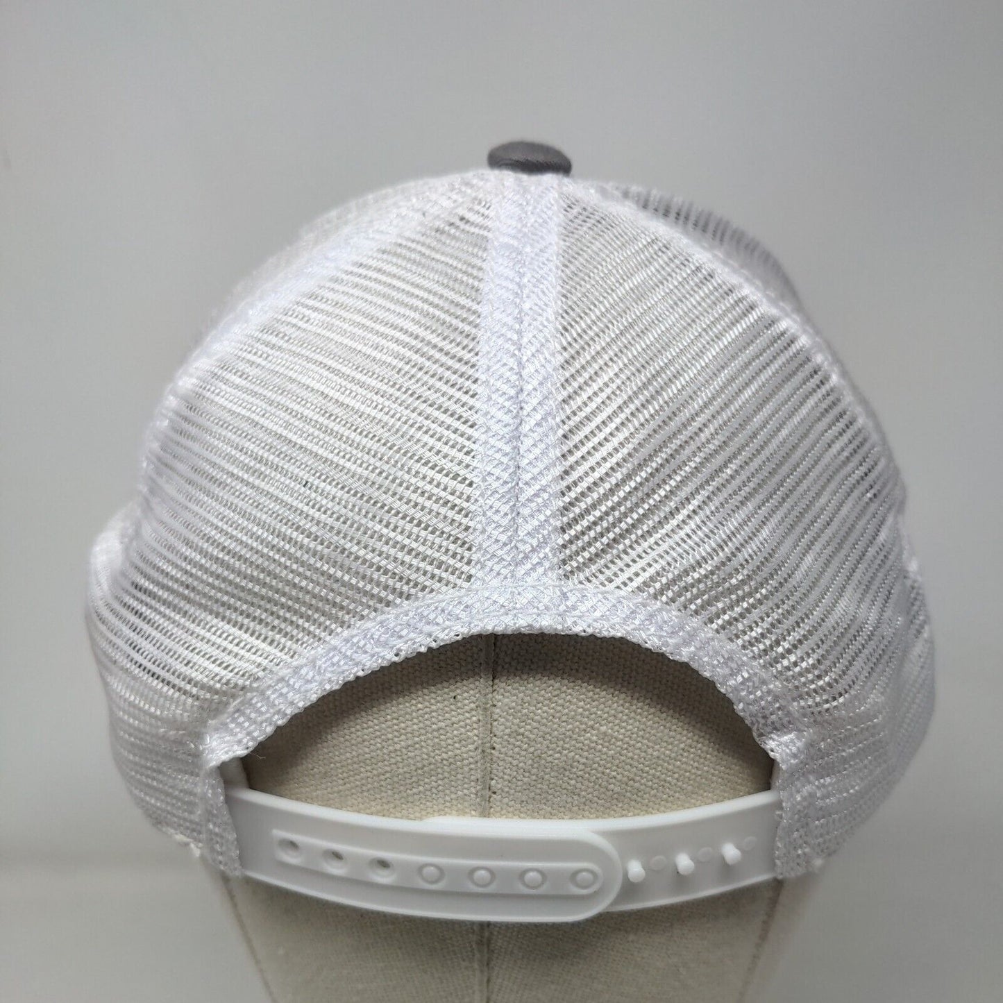 Major Sponsor Snapback Mesh Back Trucker Hat Gray One Size 6 Panel