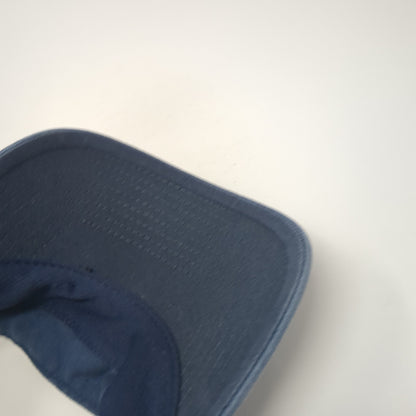 Adidas 3 Stripes Logo Slideback Visor Hat Blue One Size Adjustable
