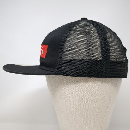 100% Kamaaina Trucker Hat Black One Size Maui Hawaii Islands 808 Mesh Snapback