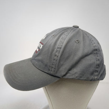 Imperial Baseball Cap Gray One Size Slideback Moose's Saloon Kalispell MT Hat