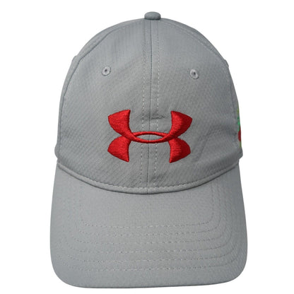 Under Armour Strapback Hat Gray One Size Embroidered Swing for the Green