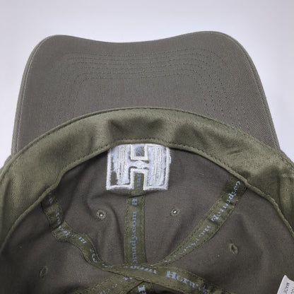 H Hornady Strapback Hat Green One Size Adjustable Embroidered 6 Panel