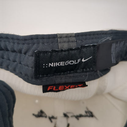 Wamego Country Club Fitted Baseball Cap White Large Embroidered Flexfit NikeGolf
