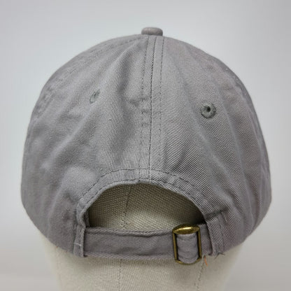 Gray One Size Baseball Cap High Mark Construction LLC Leather Patch Mountain Hat