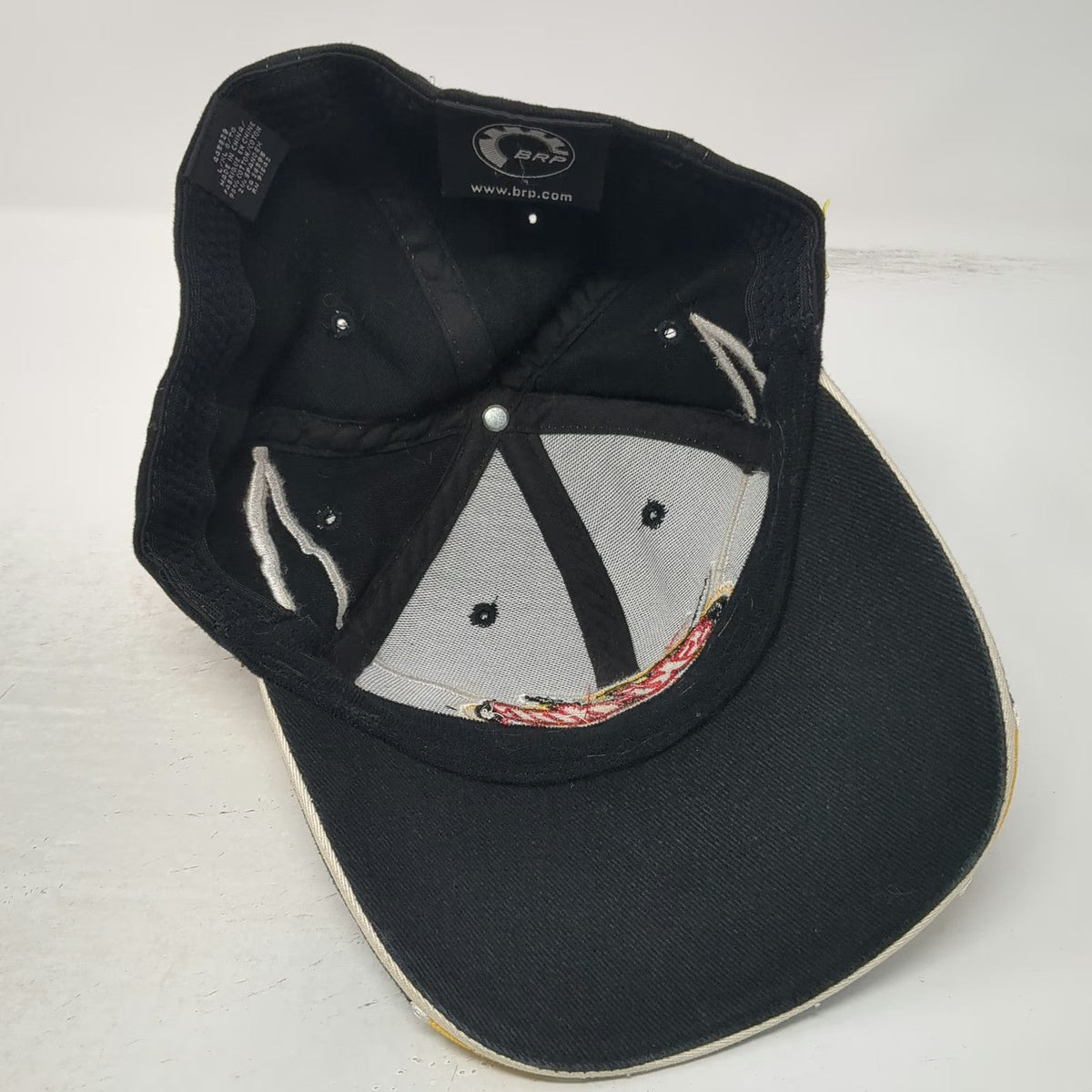 BRP Baseball Cap Black XL Ski-Doo Team Rotax XPS Performance Fitted Hat