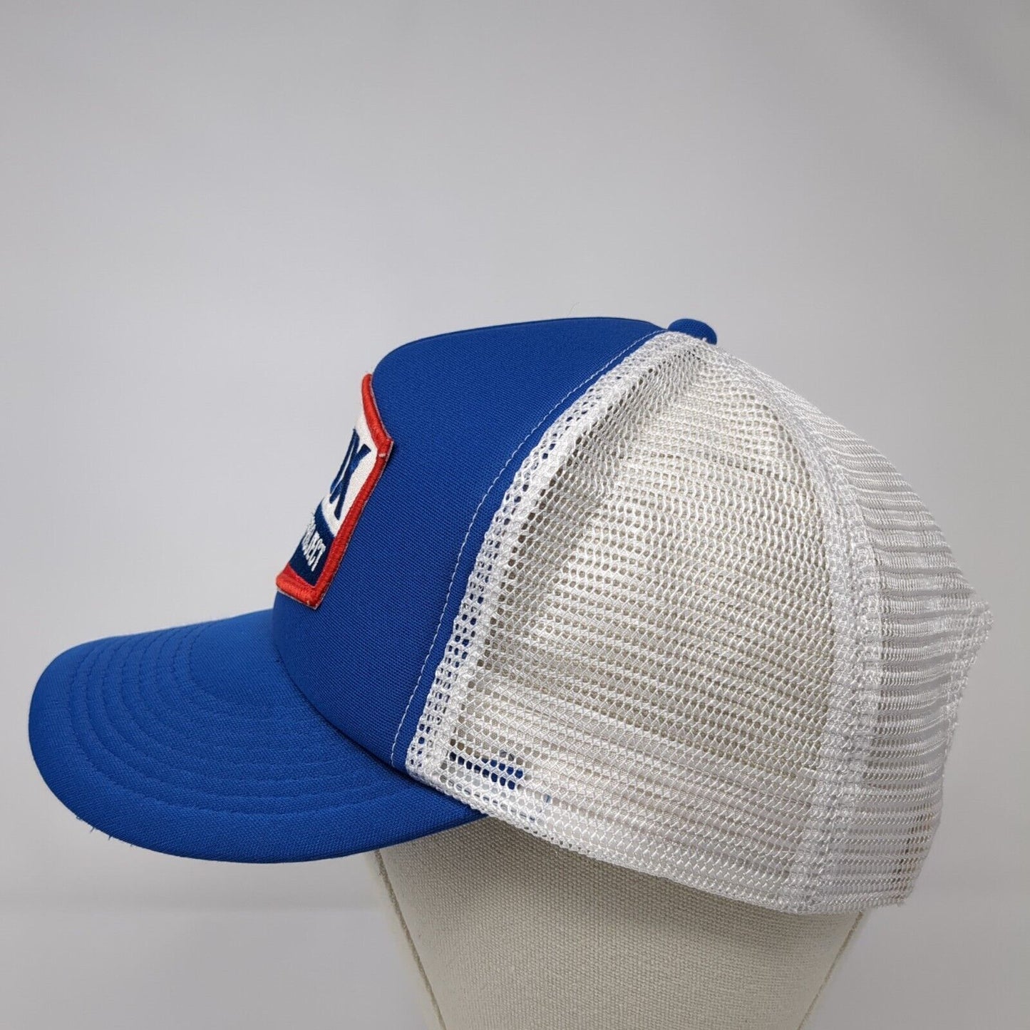 Crux Fermentation Project Snapback Trucker Hat Blue One Size Mesh Back