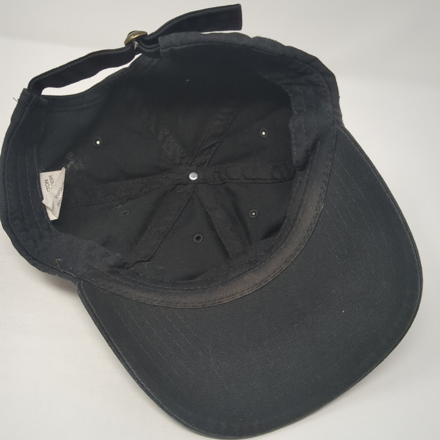Crumbl Slideback Hat Black One Size Adjustable Solid 6 Panel Outdoor