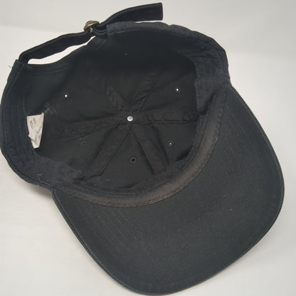 Crumbl Slideback Hat Black One Size Adjustable Solid 6 Panel Outdoor
