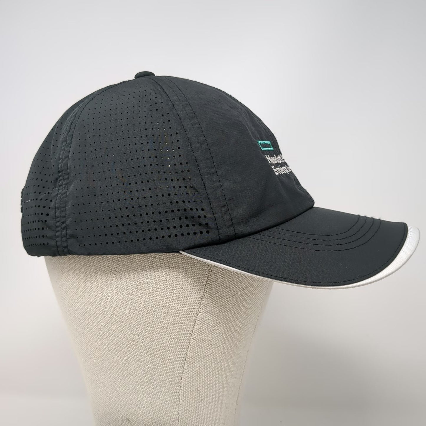 Nike Baseball Cap Black OSFM Dri-FIT Hewlett Packard Enterprise Strapback Hat