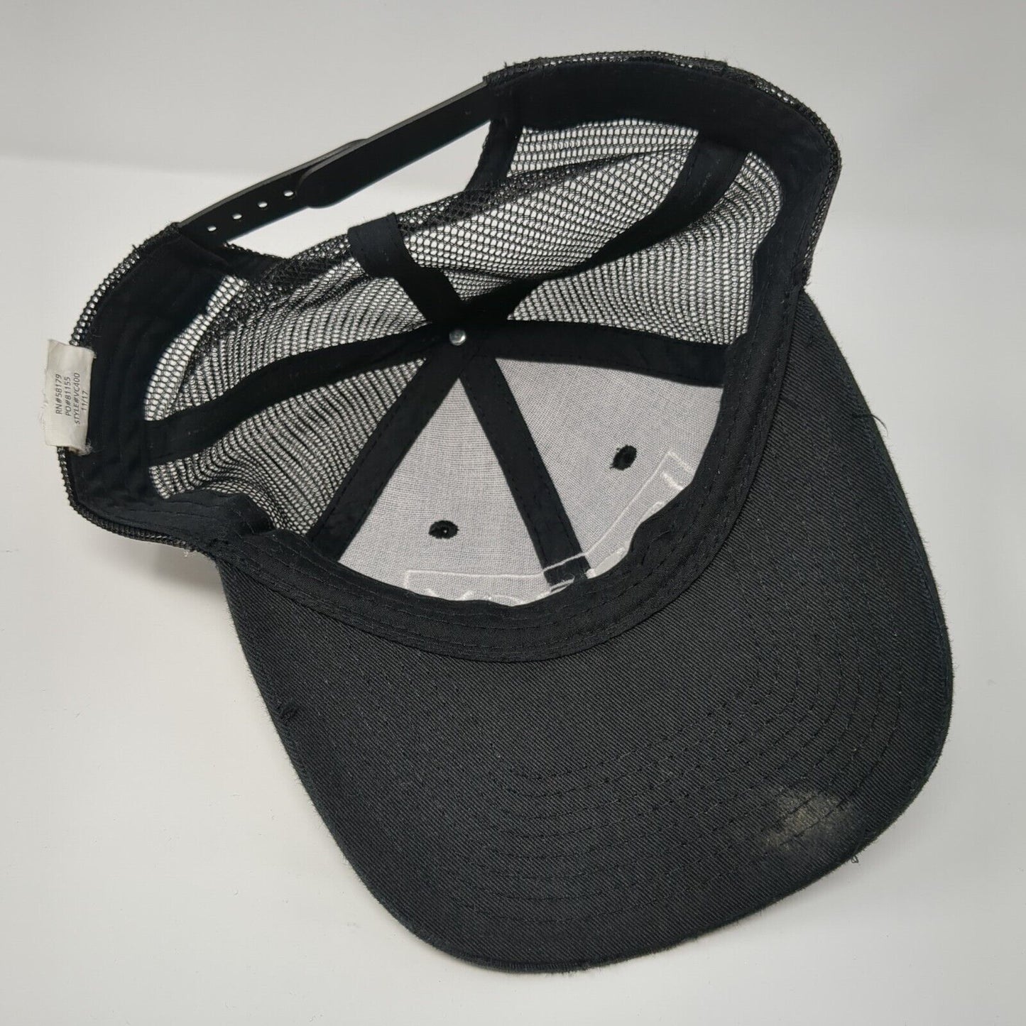 Legacy Church Snapback Mesh Back Trucker Hat Black One Size Embroidered
