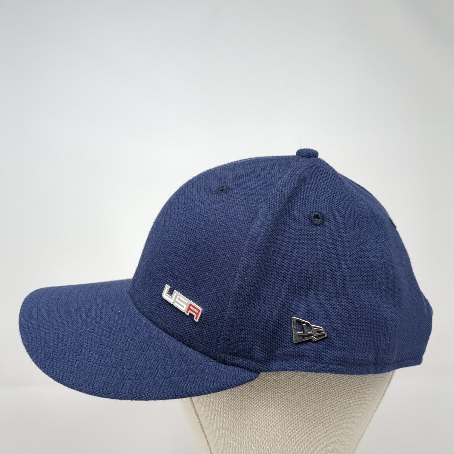 USA 2018 Snapback Golf Hat Blue One Size Adjustable Patriotic Emblem New Era