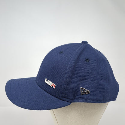 USA 2018 Snapback Golf Hat Blue One Size Adjustable Patriotic Emblem New Era