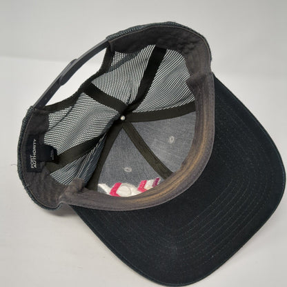 T-Meridian Snapback Mesh Back Trucker Hat Gray One Size Port Authority