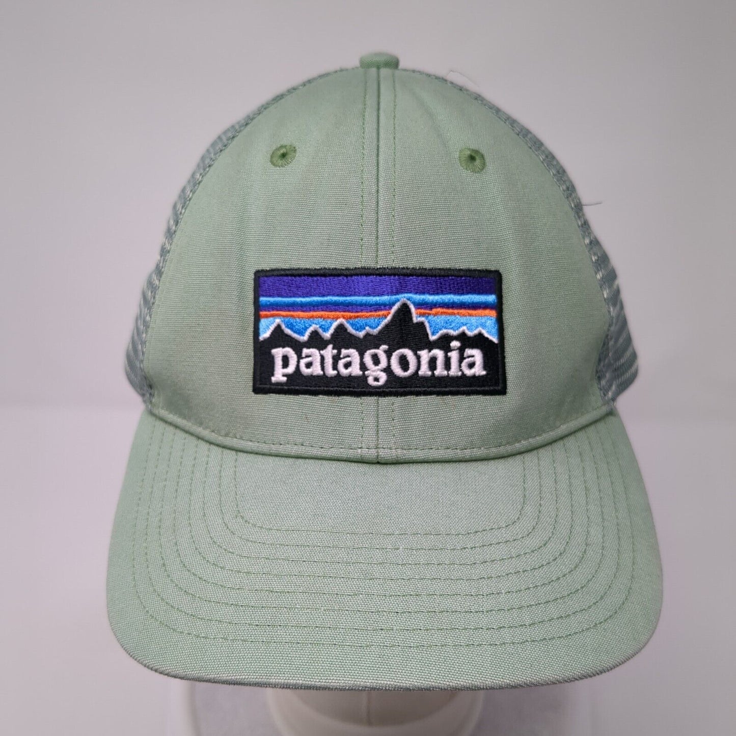 Patagonia Snapback Mesh Back Trucker Hat Green One Size Solid NetPlus