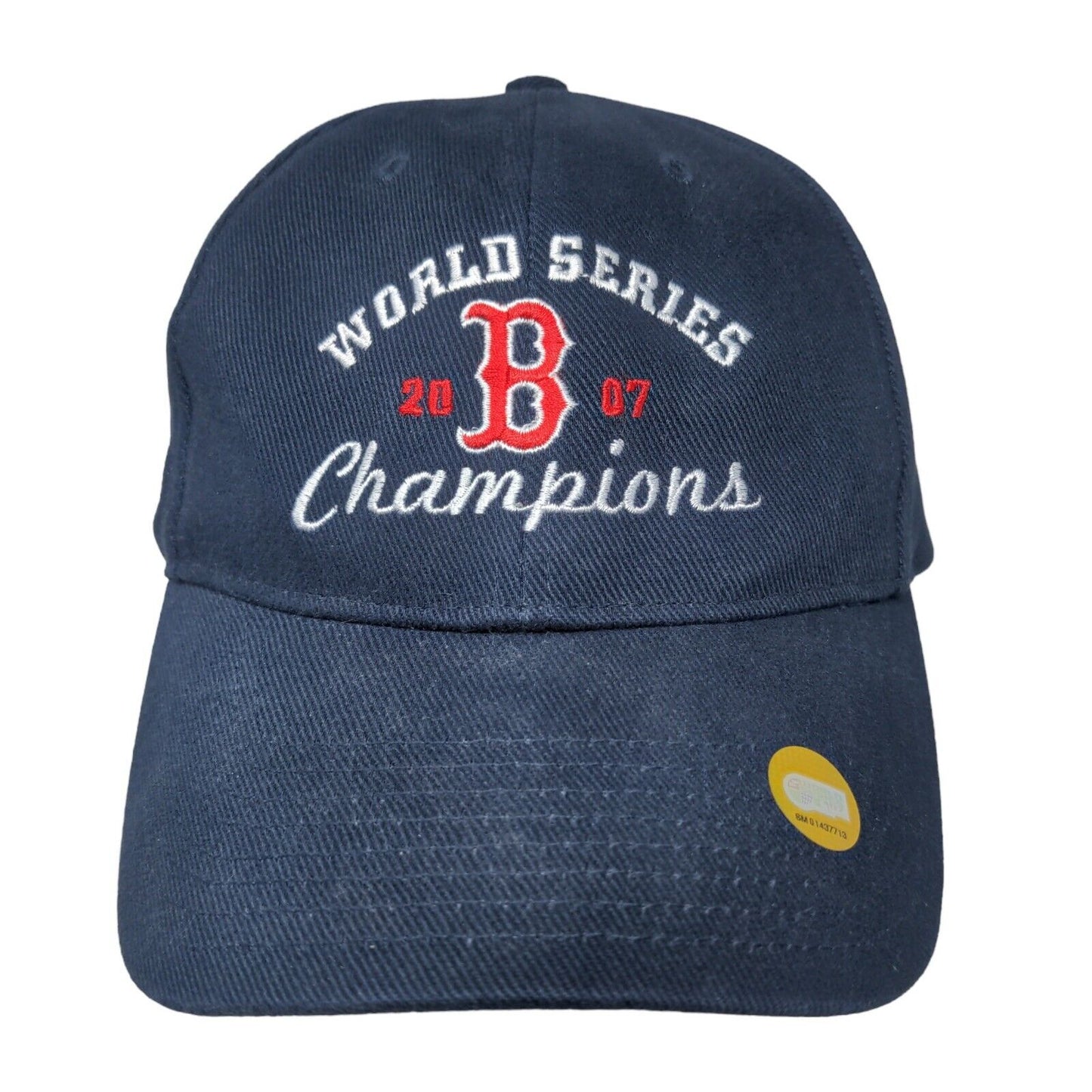 Twins Enterprise Men's Strapback Hat Blue OSFA Embroidered Boston Red Sox Logo