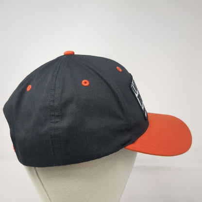 Richardson Snapback Black Orange L Off the Rails Brewing Pocatello Patch Hat
