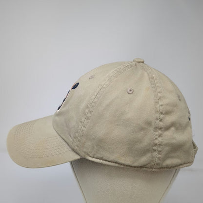 Utility Baseball Cap Beige One Size Lacrosse OS Stick Embroidered Hat Cotton