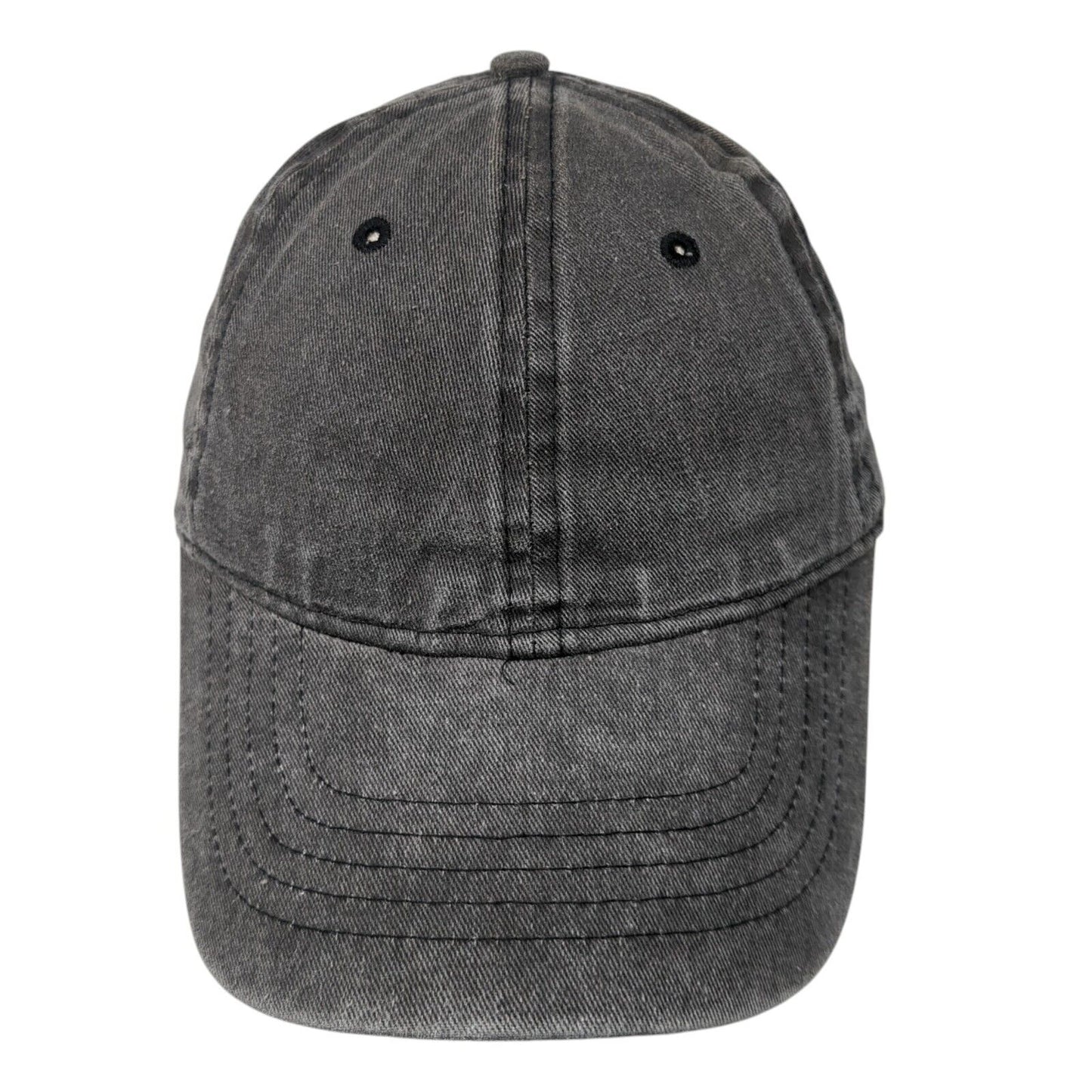 Unbranded Strapback Hat Gray One Size Adjustable Blank Solid Outdoor