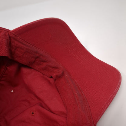 North Eastern Slideback Hat Red One Size Adjustable Nike Swoosh 6 Panel
