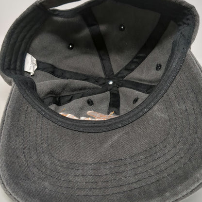 DoorDash Baseball Cap Gray OSFM Embroidered Logo Adjustable Strapback Cotton Hat