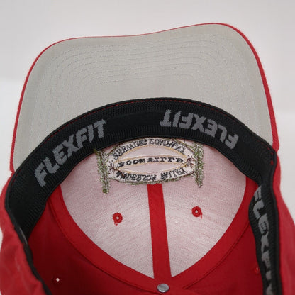 Anderson Valley Brewing Co Fitted Hat Red S/M Flexfit Boonville 6 Panel