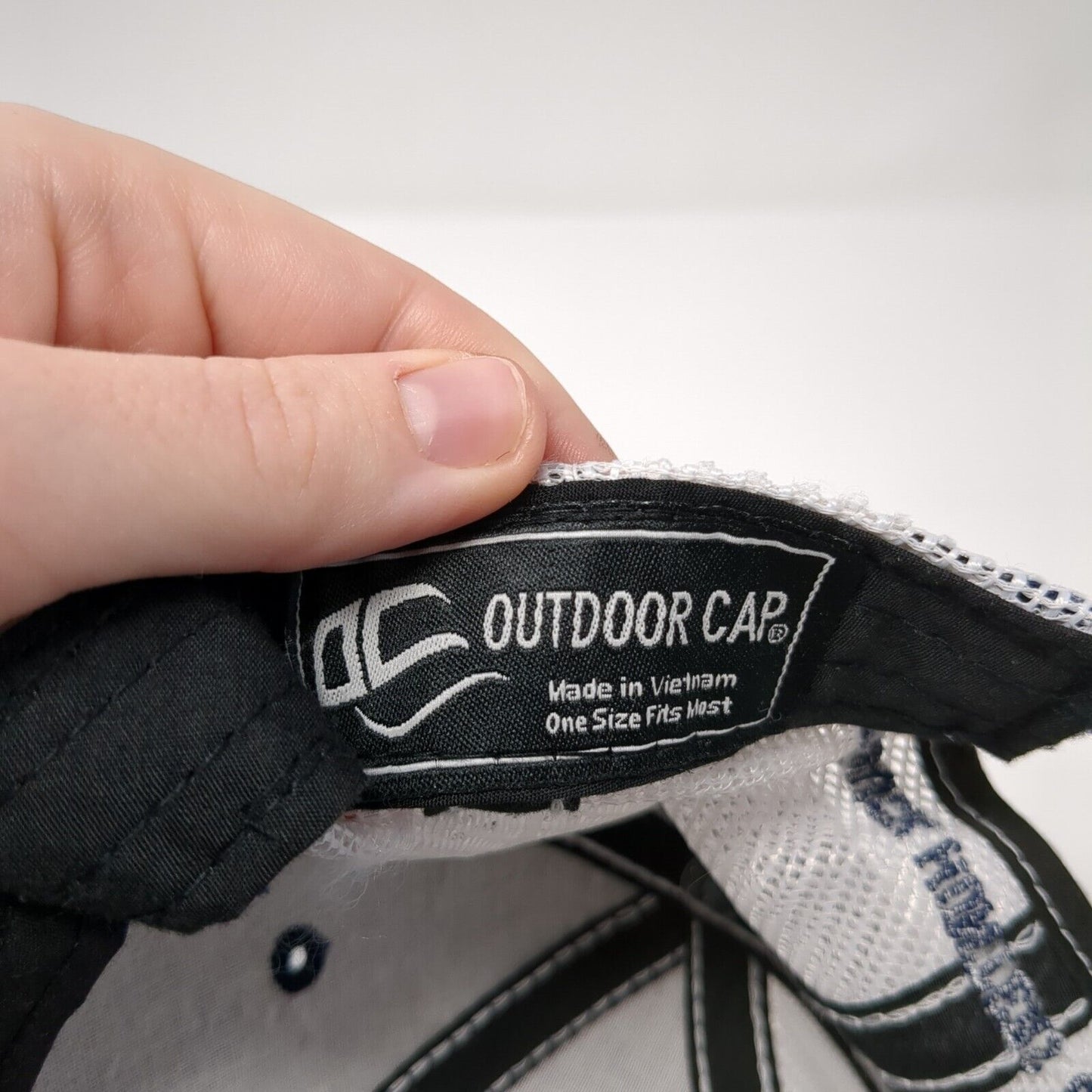 Delta Waterfowl Strapback Trucker Hat Blue OS Adjustable Mesh Back Outdoor Cap