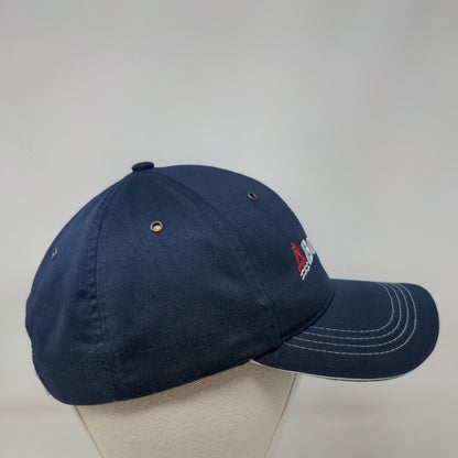 Boat US Since 1966 Strapback Hat Blue One Size Embroidered Vent Holes