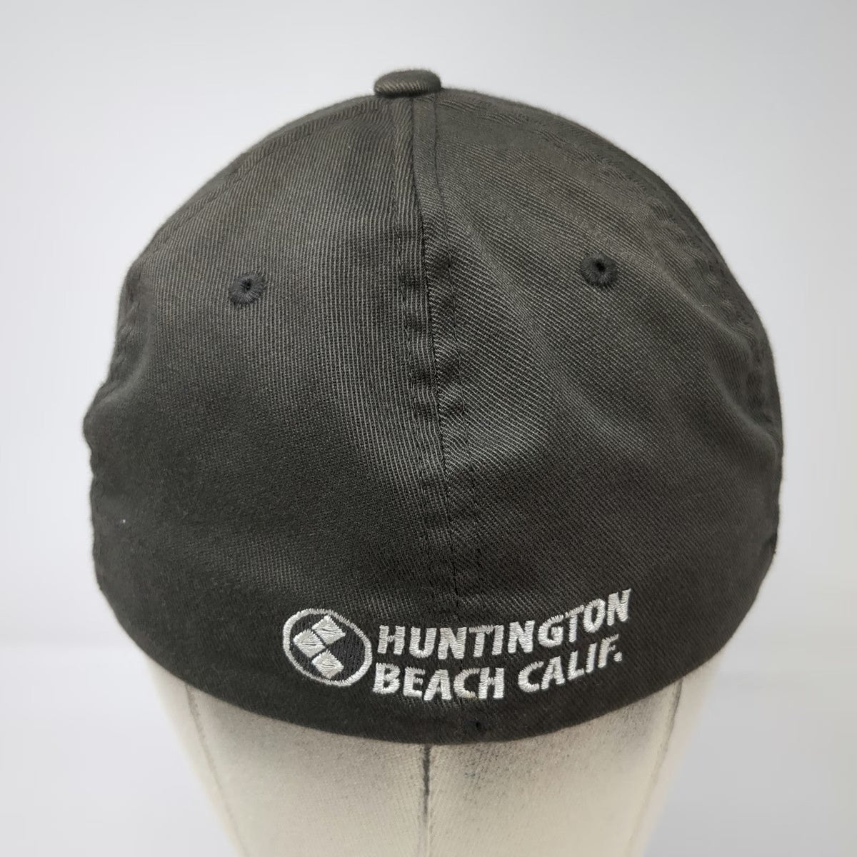 Flexfit Baseball Cap Gray M Huntington Surf & Sport HSS California Fit Hat
